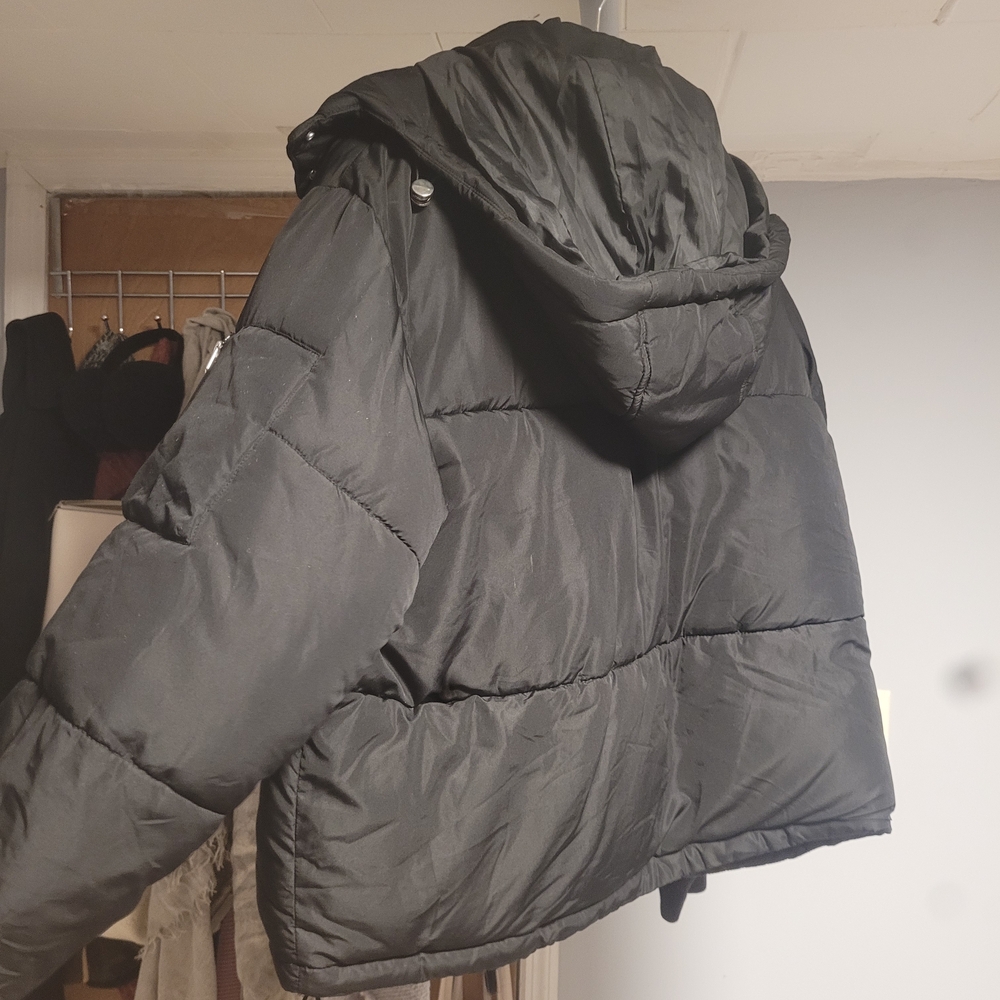 Men's Black Puffer Jacket